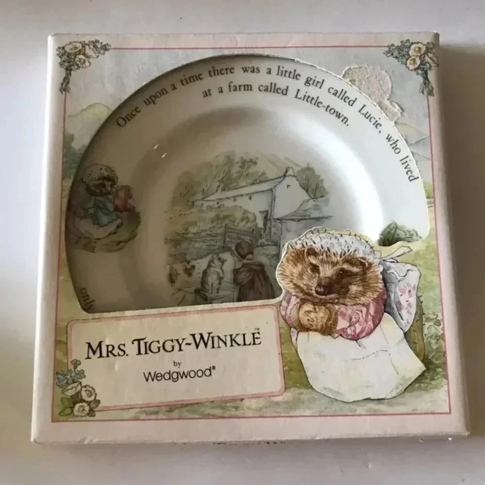 Wedgwood Beatrix Potter Mrs. Tiggy-Winkle Plate